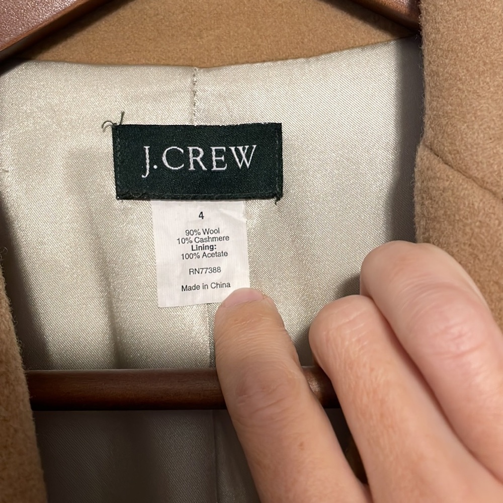 J. Crew Tan Trench Coat - Picture 8 of 15
